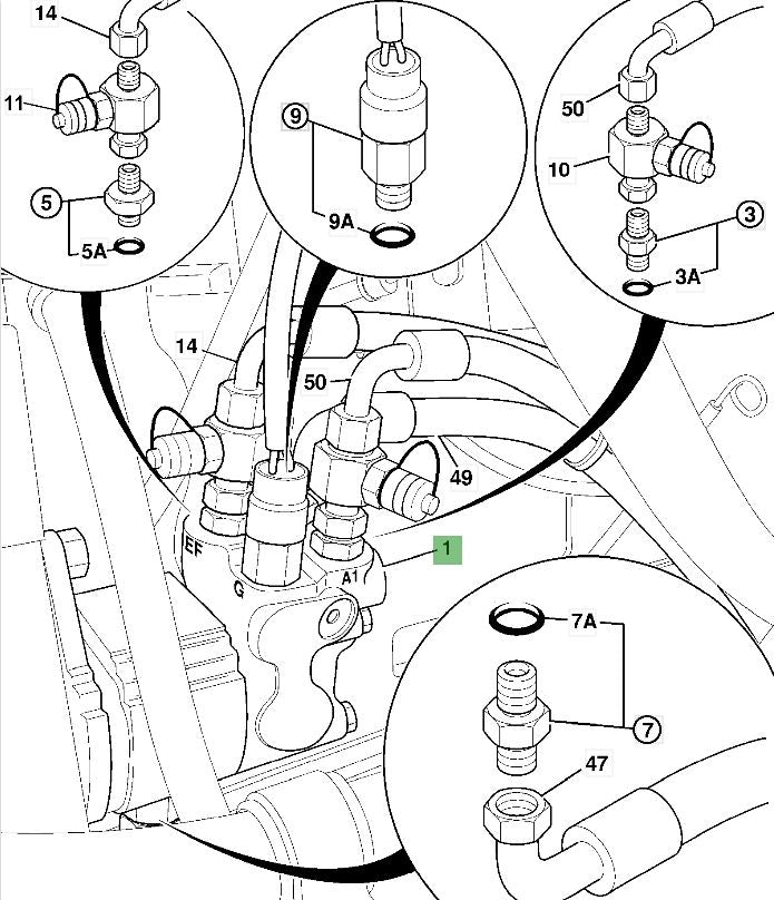 20/925468 Genuine Parker 3349111930 / JCB Charge Pump with valve JCB 20/952295
