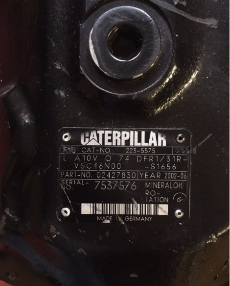 Caterpillar 223-5575 hydraulic pump A10V074DFR1/31R-VSC46N00