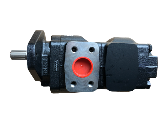 Genuine Parker / Massey Ferguson -Terex 3518758M91 Twin Hydraulic Pump 37 + 29 CC/REV - Unwin Hydraulic Engineering