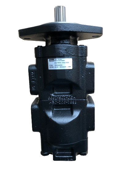332/G7135 Genuine Parker / JCB 3CX Twin Hydraulic Pump 36 + 29 CC/REV - Unwin Hydraulic Engineering