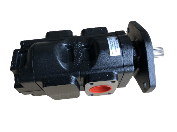 332/F9029 Genuine Parker / JCB 3CX Twin Hydraulic Pump 36 + 26 CC/REV - Unwin Hydraulic Engineering