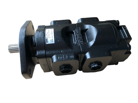 20/925337 Genuine Parker / JCB 3CX Twin Hydraulic Pump 29 + 23 CC/REV - Unwin Hydraulic Engineering