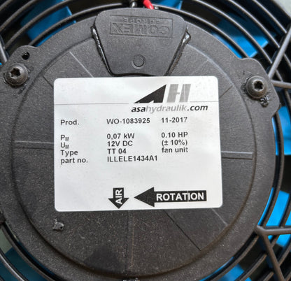 ASA-ILLELE1434A1  TT04 12V DC FAN ASSEMBLY