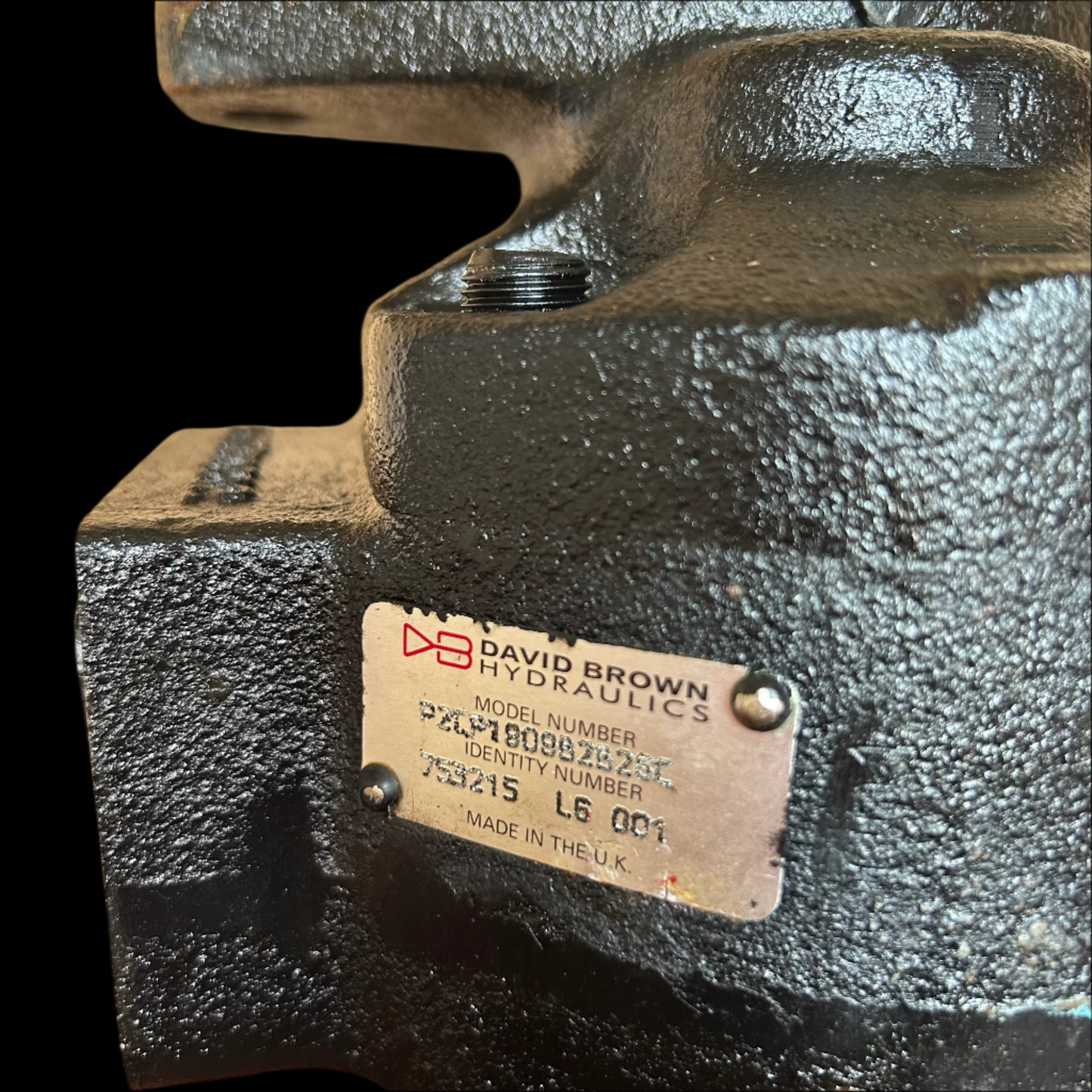 David Brown Hydraulic Gear Pump - P2CP1909B2B26C