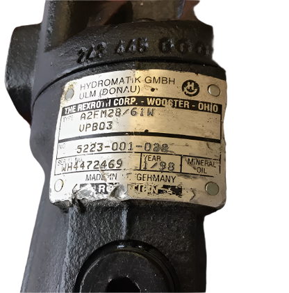 Rexroth/ Hydromatik Hydraulic Motor A2FM28/6.1WVPB03