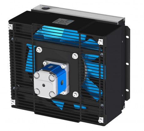 TT 11 rail Hydraulic motor Air Blast Oil Cooler TT11RH11 0.02KW - Unwin Hydraulic Engineering