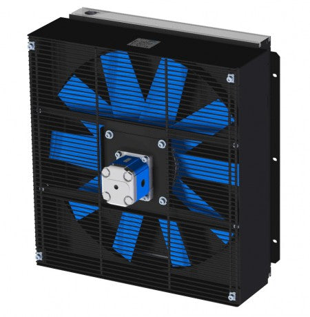 TT 25 rail Hydraulic motor Air Blast Oil Cooler TT25RH11 0.15KW - Unwin Hydraulic Engineering