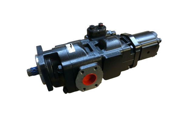 20/925732 Genuine Parker / JCB  Telehandler Triple Hydraulic pump 40 + 33 + 16 CC/REV - Unwin Hydraulic Engineering