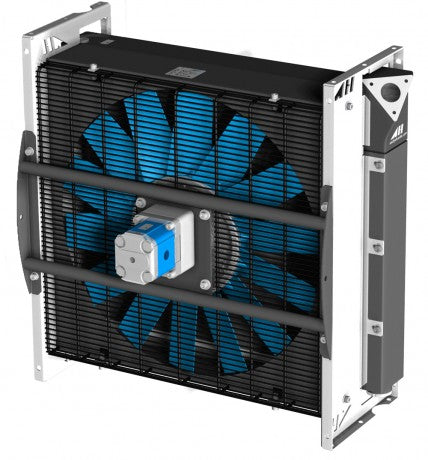 ASA0257 Hydraulic motor Air Blast Oil Cooler ASA0257AH11 3.2KW - Unwin Hydraulic Engineering